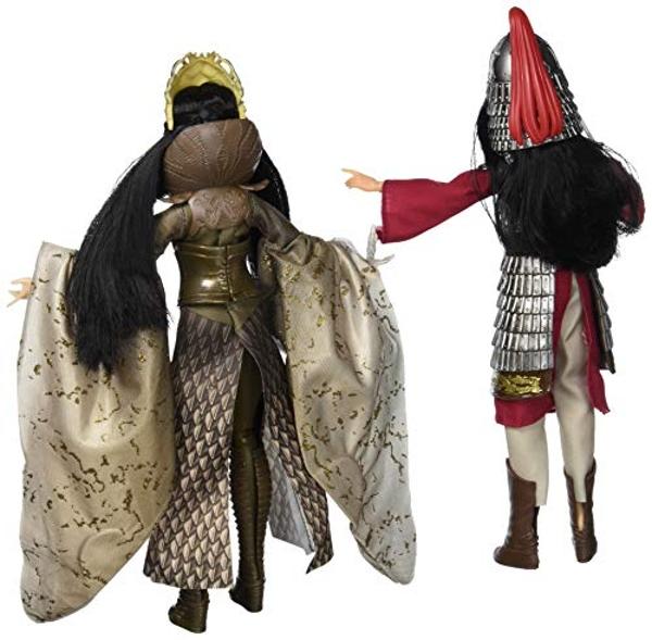 Disney Princess Mulan and Xianniang Dolls with Helmet,Armor,and Sword,Inspired by 's Mulan Movie,Toy for Kids and Collectors