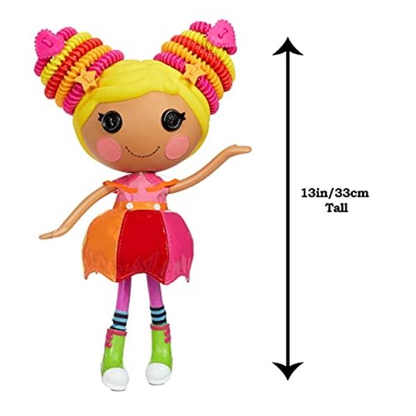 Lalaloopsy Silly Hair Doll- April Sunsplash & Pet Toucan, 13" Rainbow Hair Styling Doll with Multicolor Outfit & 11 Accessories, Reusable Salon Playset- Kids Gifts, Toys for Girls 