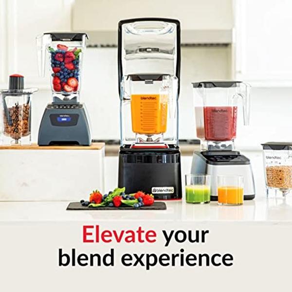 Blendtec Connoisseur 825 Black Food Blender with Sound Enclosure and 2 WildSide+ Jars, 42 Preprogrammed Cycles, 2750 mL Capacity