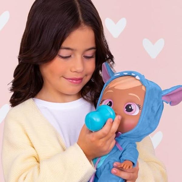 Cry Babies Disney Stitch -12" Baby Doll, Stitch Themed Pajamas, for Girls and Kids 18M and Up