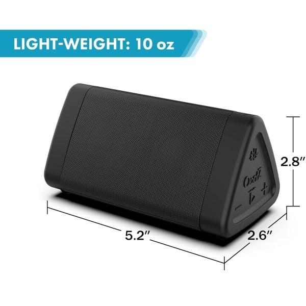 OontZ Angle 3 Portable Bluetooth 5.4 Speaker | 12W Sound, 24-Hr Battery, 100Ft Wireless Range, IPX5 Water-Resistant, Budget-Friendly for Travel, Outdoor & Home (Black)