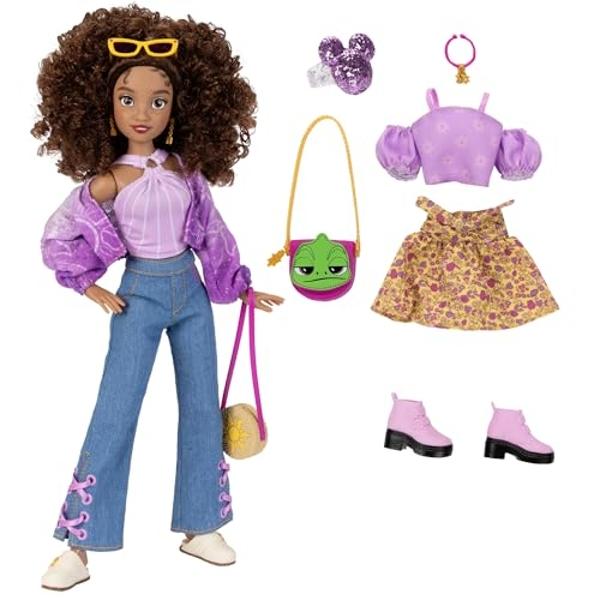 Disney ily 4EVER Dolls Rapunzel 11.5" Tall with 13 Points of Articulation, Two Complete Mix-and-Match Outfits and Glittery Mickey Ring for You!