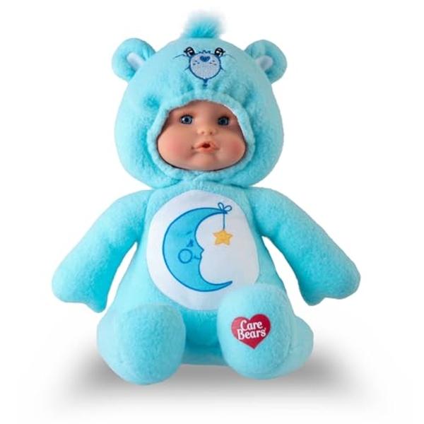 Nenuco Bedtime Bear - Blue Care Bear 14" Baby Doll with Soft Body for Ages 3+