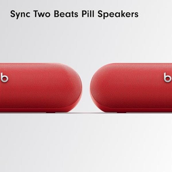 Beats Pill - Portable Bluetooth Speaker - Up to 24H Battery Life, Water Resistant, Bluetooth, Apple & Android Compatible, Seriously Loud Sound for Home, Outdoor and Travel – Statem