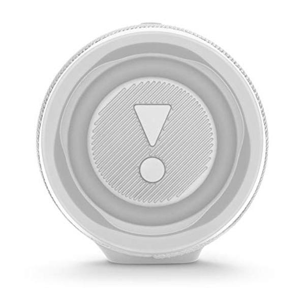 JBL Charge 4 Waterproof Portable Bluetooth Speaker - White (Renewed)