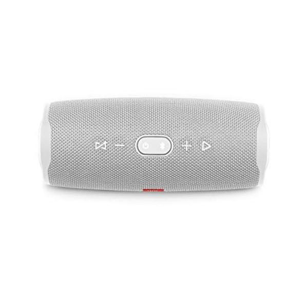 JBL Charge 4 Waterproof Portable Bluetooth Speaker - White (Renewed)