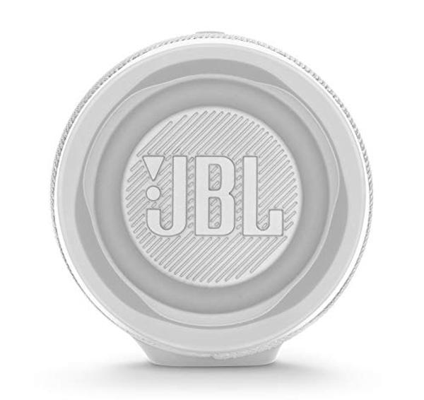 JBL Charge 4 Waterproof Portable Bluetooth Speaker - White (Renewed)