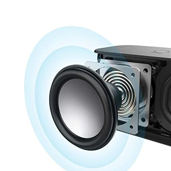 Upgraded, Anker Soundcore Boost Bluetooth Speaker with Well-Balanced Sound, BassUp, 12H Playtime, USB-C, IPX7 Waterproof, Wireless Customizable EQ via App, Stereo Pairing