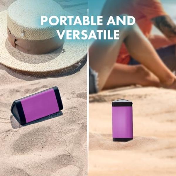 OontZ Angle 3 Bluetooth Speaker, Portable Wireless Bluetooth 5.0 Speaker, 10 Watts, Crystal Clear Stereo Sound, Rich Bass, IPX5 Water Resistant, Loud Portable Bluetooth Speaker (Pi