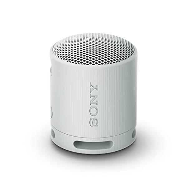 Sony SRS-XB100 Wireless Bluetooth Portable Lightweight Super-Compact Travel Speaker, Durable IP67 Waterproof & Dustproof Shower Speaker, 16 Hr Battery, Versatile Strap, Hands-free 