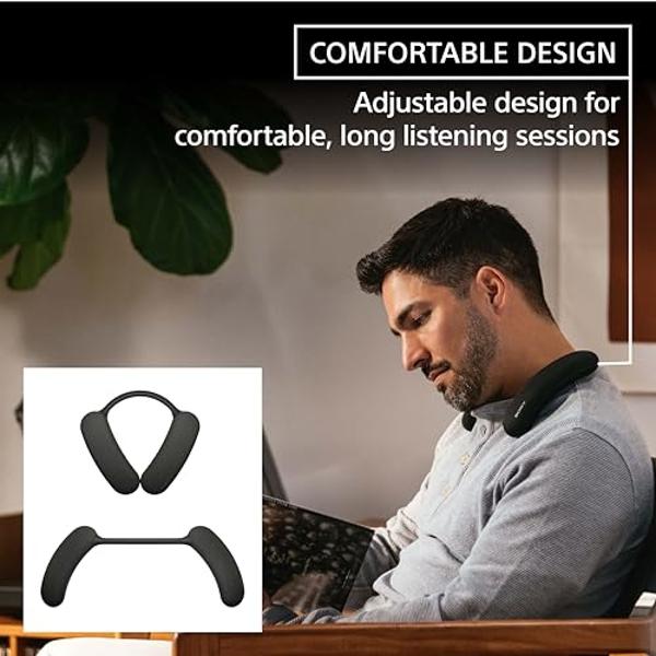 Sony BRAVIA Theater U Wireless Wearable TV Speaker with Bluetooth, Personalized Home Theater Audio, Gaming Compatibility, Built-in mic, 12 Hour Battery Life, IPX4 Splash-Resistant 