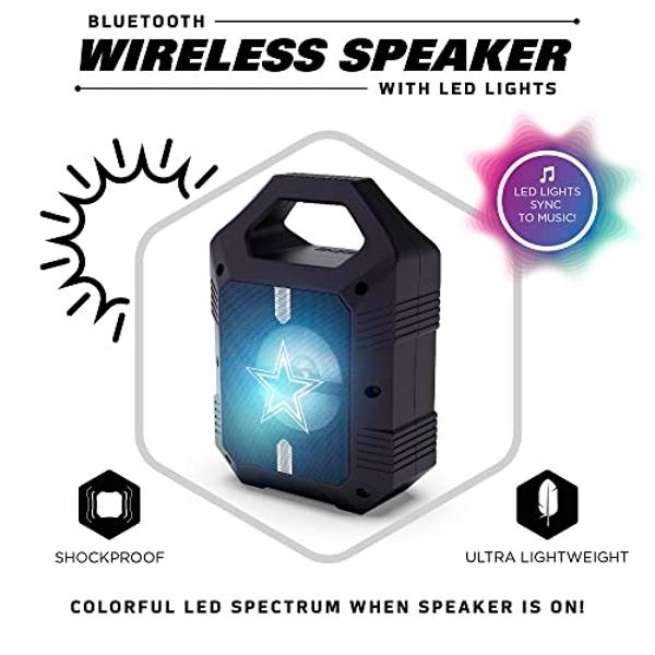 SOAR NFL ShockBox XL LED Wireless Bluetooth Speaker, Kansas City Chiefs