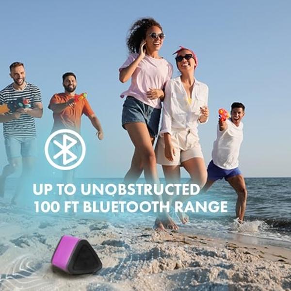 OontZ Angle 3 Bluetooth Speaker, Portable Wireless Bluetooth 5.0 Speaker, 10 Watts, Crystal Clear Stereo Sound, Rich Bass, IPX5 Water Resistant, Loud Portable Bluetooth Speaker (Pi