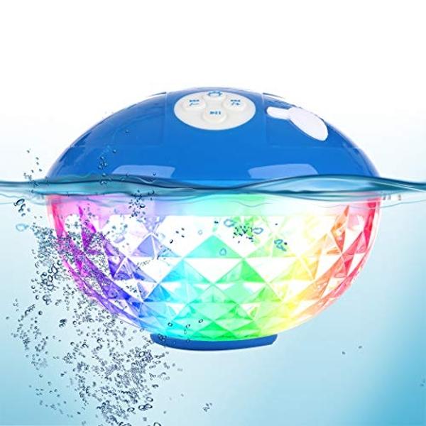 60W Bluetooth Speakers Portable Wireless Speaker with Double Subwoofer Heavy Bass, FM Radio, Microphone, Lights, Remote EQ, Loud Boom Box Stereo Sound System Speaker for Home Outdo
