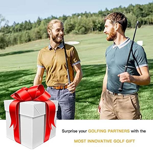 Golf Cart Bluetooth Speaker Magnetic Portable Wireless Speaker with Loud Stereo Sound Bass Boost 20 Hours Play IPX7 Waterproof TWS & SD Card Function Golf Cart Accessories Golf Gif