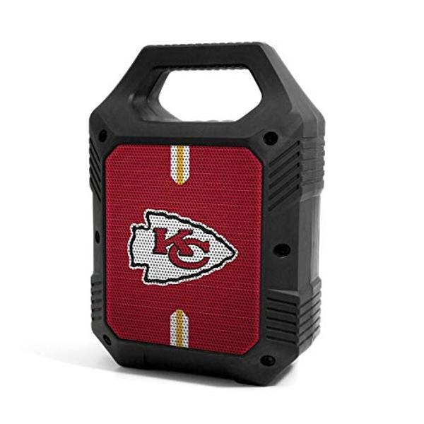SOAR NFL ShockBox XL LED Wireless Bluetooth Speaker, Kansas City Chiefs