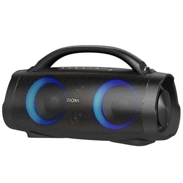 LFS Portable Bluetooth Speakers, Night Light Waterproof, Lightweight Portable Speakers for Travel, Pool, Beach, Biking, Kayak, Gifts for Kids, Women