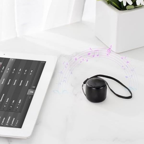 Best Mini Portable Bluetooth Speaker I Smallest Bluetooth Speaker with HD Sound & Bass I Wireless Bluetooth Speakers for Phone/PC/Tablet I Photo Selfie Button Answer Phone Calls I 