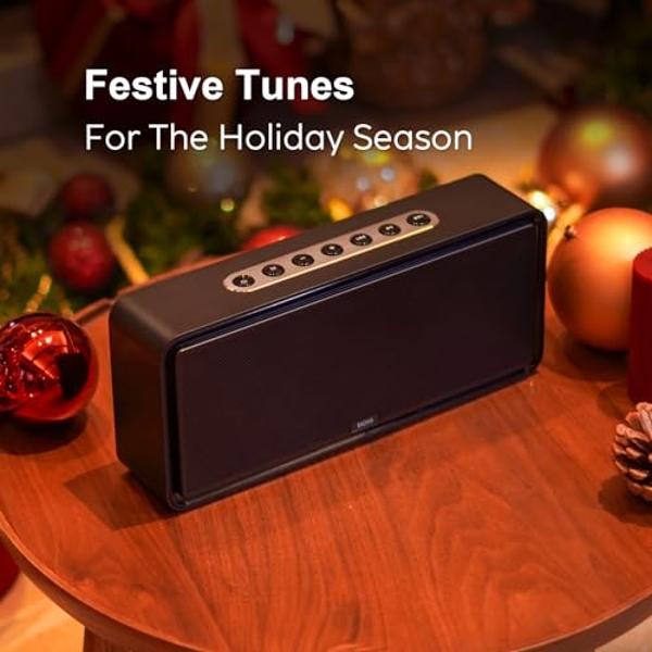 DOSS SoundBox XL Bluetooth Speaker with Subwoofer, 32W Loud Sound with Booming Bass, Dual DSP Technologies, 10H Playtime, USB-C, TWS, 2.1 Audio Channel for Home, Indoor and Office 