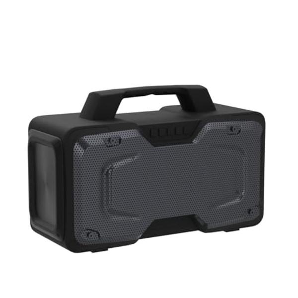 BUGANI Bluetooth Speaker, 80W Powerful Portable Wireless Speaker IPX7 Waterproof Speaker, Outdoor Loud Speaker with Handle 24H Playtime, Support Microphone AUX USB Suitable for Par