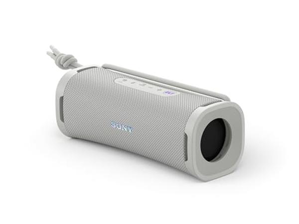 Sony ULT Field 1 Waterproof Portable Bluetooth Speaker, Enhanced Bass, 12h Battery, IP67 Rated Dustproof Shockproof Rustproof, Detachable Strap, SRSULT10W, Off White
