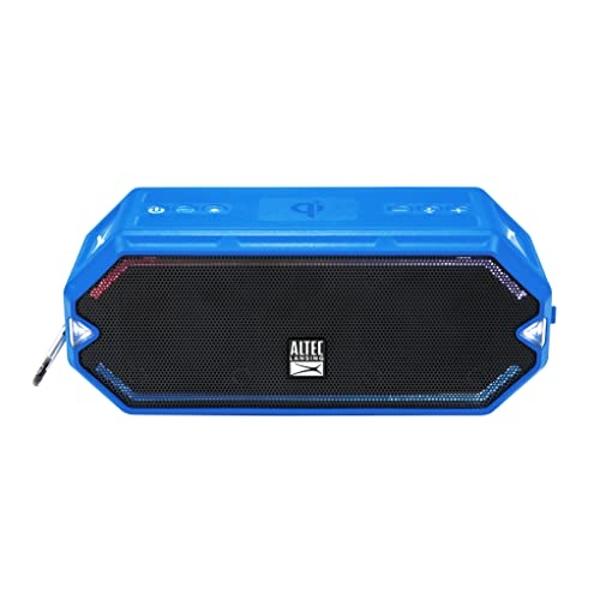 Altec Lansing - HydraBlast Wireless Portable Bluetooth Speaker, IP67 Waterproof for Parties, USB C Rechargeable Outdoor Speakers with Built in Phone Charger and LED Lights, 20 Hour