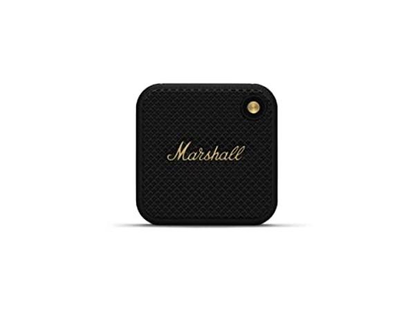 Marshall Willen Portable Bluetooth Speaker - Black & Brass