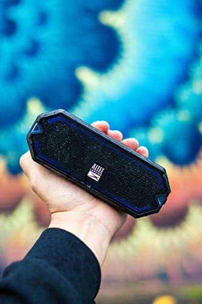 KingSom Pool Bluetooth Speakers with LED Lights,IPX7 Waterproof Floating Speaker,Stereo Sound,Built-in Mic,Wireless Shower Speaker for Hot Tub,Kayaking,Outdoor Travel,Picnic (Updat