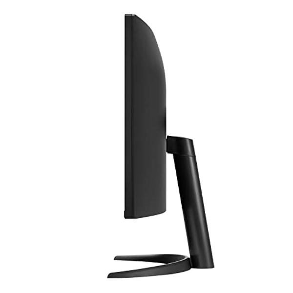 LG 34WP60C-B 34-Inch 21:9 Curved UltraWide QHD (3440x1440) Gaming Computer Monitor with 160Hz sRGB 99% Color Gamut and HDR 10, AMD FreeSync Premium and 3-Side Virtually Borderless 