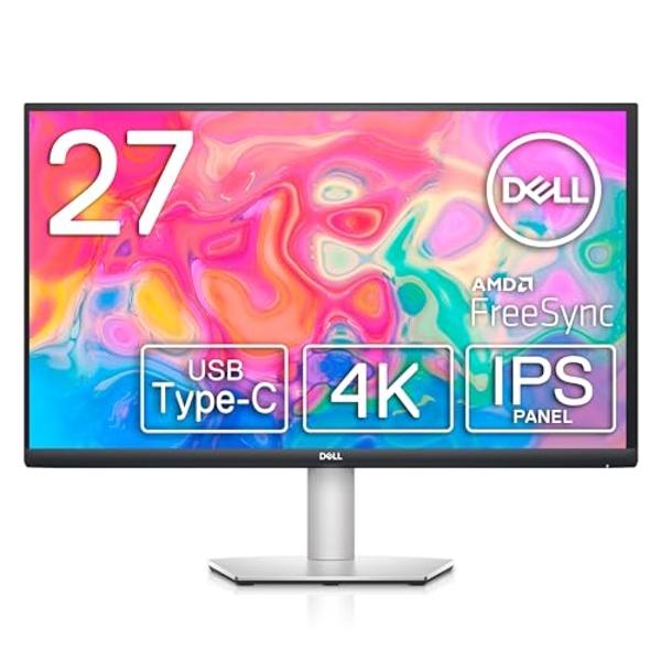 Dell S2722QC 27-inch 4K UHD (3840 x 2160) Monitor, 60Hz, 8MS (Normal Mode), AMD FreeSync, 99% sRGB, Built-in Dual Integrated Speakers, 1.07 Billion Colors, 2x HDMI, 2x USB 3.2, USB