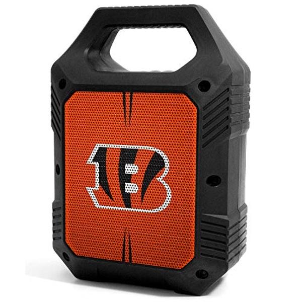SOAR NFL ShockBox XL LED Wireless Bluetooth Speaker, Cincinnati Bengals