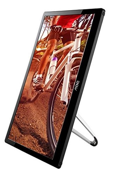 AOC e1659Fwu 16-Inch Ultra Slim 1366x768 Res 200 cd/m2 Brightness USB 3.0-Powered Portable LED Monitor (Renewed)