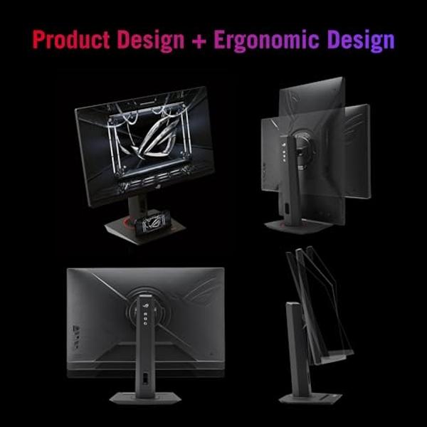 ASUS ROG Strix 27” QHD (2560x1440) HDR400 USB-C Gaming Monitor (XG27ACS), 180Hz,1ms, Fast IPS, 133% sRGB, Extreme Low Motion Blur Sync, G-Sync Compatible, DisplayWidget, Tripod Soc