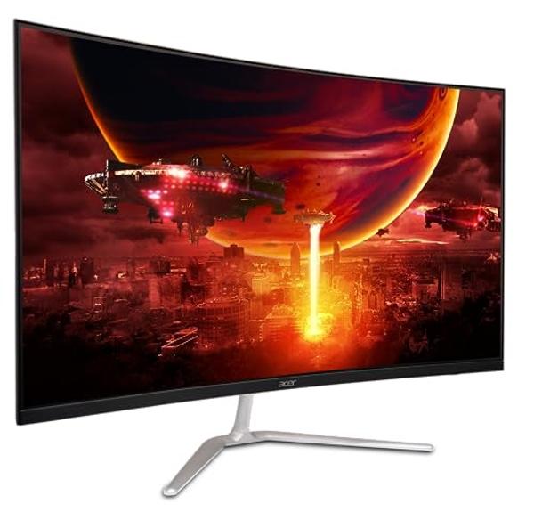 Acer Nitro 31.5" FHD 1920 x 1080 1500R Curved PC Gaming Monitor | AMD FreeSync™ Premium | Up to 165Hz Refresh | 1ms VRB | VESA Mountable | 1 x Display Port 1.2 & 2 x HDMI 1.4 | EDA