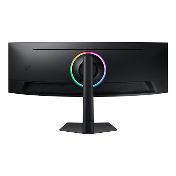 SAMSUNG 49” Odyssey G9 Series DQHD 1000R Curved Gaming Monitor, 1ms(GtG), VESA DisplayHDR 1000, 240Hz, AMD FreeSync Premium Pro, Height Adjustable Stand, Ultrawide Screen, LS49CG95
