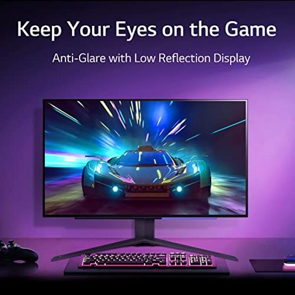 LG 27" Ultragear™ OLED QHD Gaming Monitor with 240Hz .03ms GtG & nVIDIA® G-SYNC® Compatible (Renewed), Black