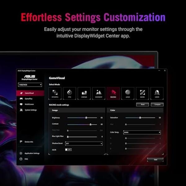 ASUS ROG Strix 27” QHD (2560x1440) HDR400 USB-C Gaming Monitor (XG27ACS), 180Hz,1ms, Fast IPS, 133% sRGB, Extreme Low Motion Blur Sync, G-Sync Compatible, DisplayWidget, Tripod Soc