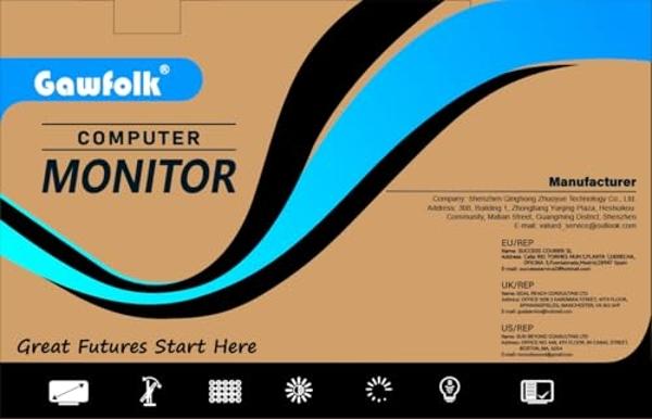 Gawfolk 27 inch Curved Gaming Monitor,144Hz/180Hz PC Monitor Full HD 1080P, Frameless 1800R Computer Display with FreeSync & Eye-Care Technology, Wall Mountable, DP, HDMI Port (Bla