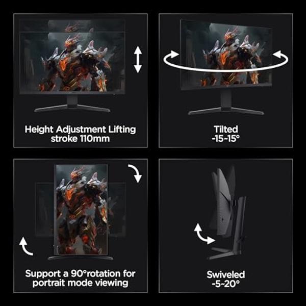 AOC Agon PRO AG276QZD2 27" OLED Tournament Gaming Monitor 2560x1440, 240Hz 0.03ms, G-SYNC, PS5 Xbox Switch Compatible, Glossy, Black