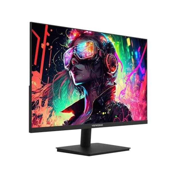 Viewedge Gaming Monitor 27 inch 180hz (Supports 144hz/165hz) 1ms, 110% sRGB with HDR 10 | 1080p IPS Screen, DP HDMI, Built-in Speakers, Support Freesync and Wall Mount