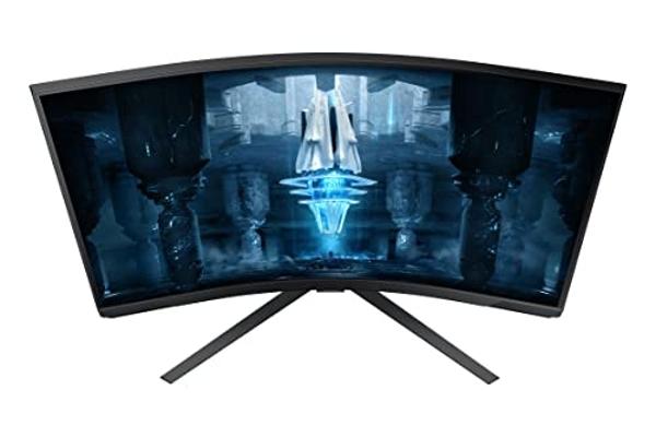 SAMSUNG 32" Odyssey Neo G8 4K UHD 240Hz 1ms G-Sync 1000R Curved Gaming Monitor, Quantum HDR2000, AMD FreeSync Premium Pro, Matte Display, Ultrawide Game View, DisplayPort, Black & 