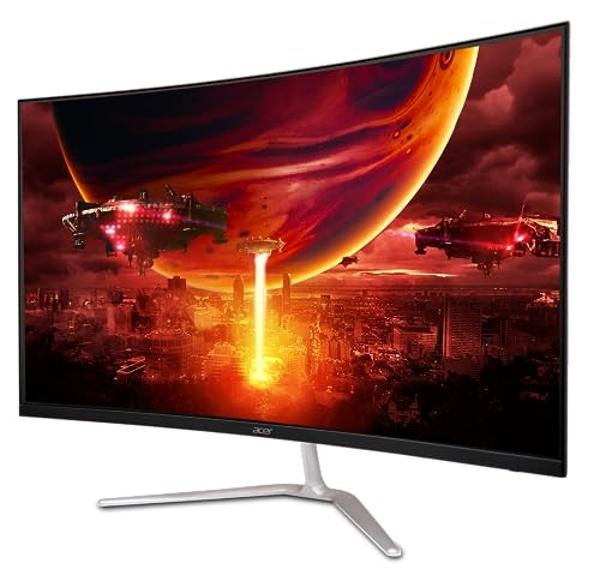 Acer Nitro 31.5" FHD 1920 x 1080 1500R Curved PC Gaming Monitor | AMD FreeSync™ Premium | Up to 165Hz Refresh | 1ms VRB | VESA Mountable | 1 x Display Port 1.2 & 2 x HDMI 1.4 | EDA