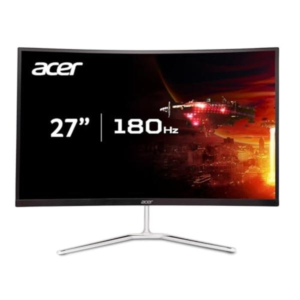 Acer Nitro 27" WQHD 2560 x 1440 1500R Curved PC Gaming Monitor | AMD FreeSync Premium | 180Hz Refresh | 1ms VRB | VESA Mountable | HDR10 | 1 x Display Port 1.2 & 2 x HDMI 2.0 | EDA