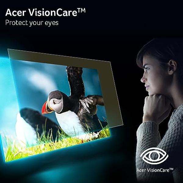 Acer SH242Y Ebmihx 23.8" FHD 1920x1080 Home Office Ultra-Thin IPS Computer Monitor AMD FreeSync 100Hz Zero Frame Height/Swivel/Tilt Adjustable Stand Built-in Speakers HDMI 1.4 & VG
