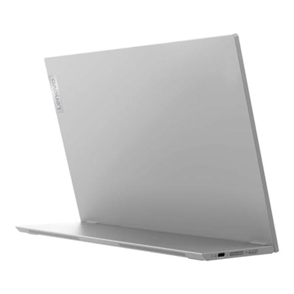 Lenovo L15 Portable Monitor, 15.6” Display, Full HD Resolution, IPS Panel, 250 nits Brightness, 60Hz Refresh Rate, USB-C Ports, Height-Adjustable Stand, Flicker-Free Technology, Gr