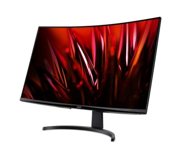 Gawfolk 27 inch Curved Gaming Monitor,144Hz/180Hz PC Monitor Full HD 1080P, Frameless 1800R Computer Display with FreeSync & Eye-Care Technology, Wall Mountable, DP, HDMI Port (Bla