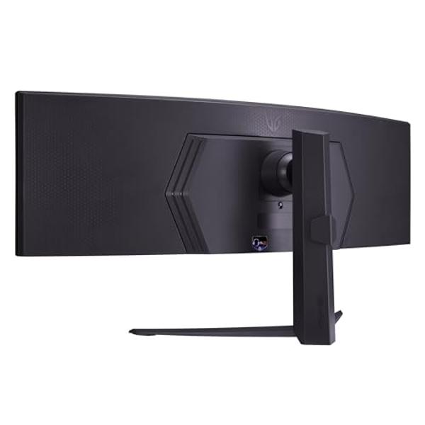 LG 45GR75DC-B Ultragear Curved Gaming Monitor 45-Inch 32:9 Dual QHD 1ms 200Hz VESA DisplayHDR 600 with DCI-P3 95% AMD FreeSync Premium Pro Enhanced Gaming GUI DTS HP:X 3-Way Adjust