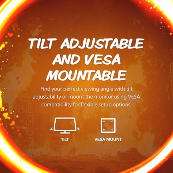 AOC Q27G4XN 27" Gaming Monitor, 2K QHD 2560x1440, 180Hz 1ms, Adaptive-Sync, Height Adjustable, 2X HDMI 2.0, 1x Display Port, Xbox/PS5/Switch Ready, 3-Year Zero-Bright-dot