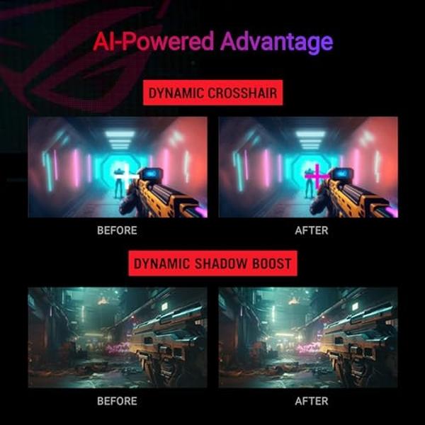 ASUS ROG Strix 32” 1440P USB-C Curved HDR Gaming Monitor (XG32WCS) - QHD, 180Hz, 1ms, Fast VA, Extreme Low Motion Blur Sync, FreeSync, DisplayWidget, Tripod Socket, AI Technology, 