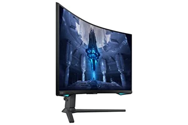 SAMSUNG 32" Odyssey Neo G7 4K UHD 165Hz 1ms G-Sync 1000R Curved Gaming Monitor, Quantum HDR2000, AMD FreeSync Premium Pro, Ultrawide Game View, DisplayPort, HDMI, Black, 2022 (Rene